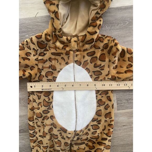 MICHLEY Unisex Baby Tiger Costume  Hooded Romper Tiger Outfit Zipper 6-12 Mo - Picture 4 of 7